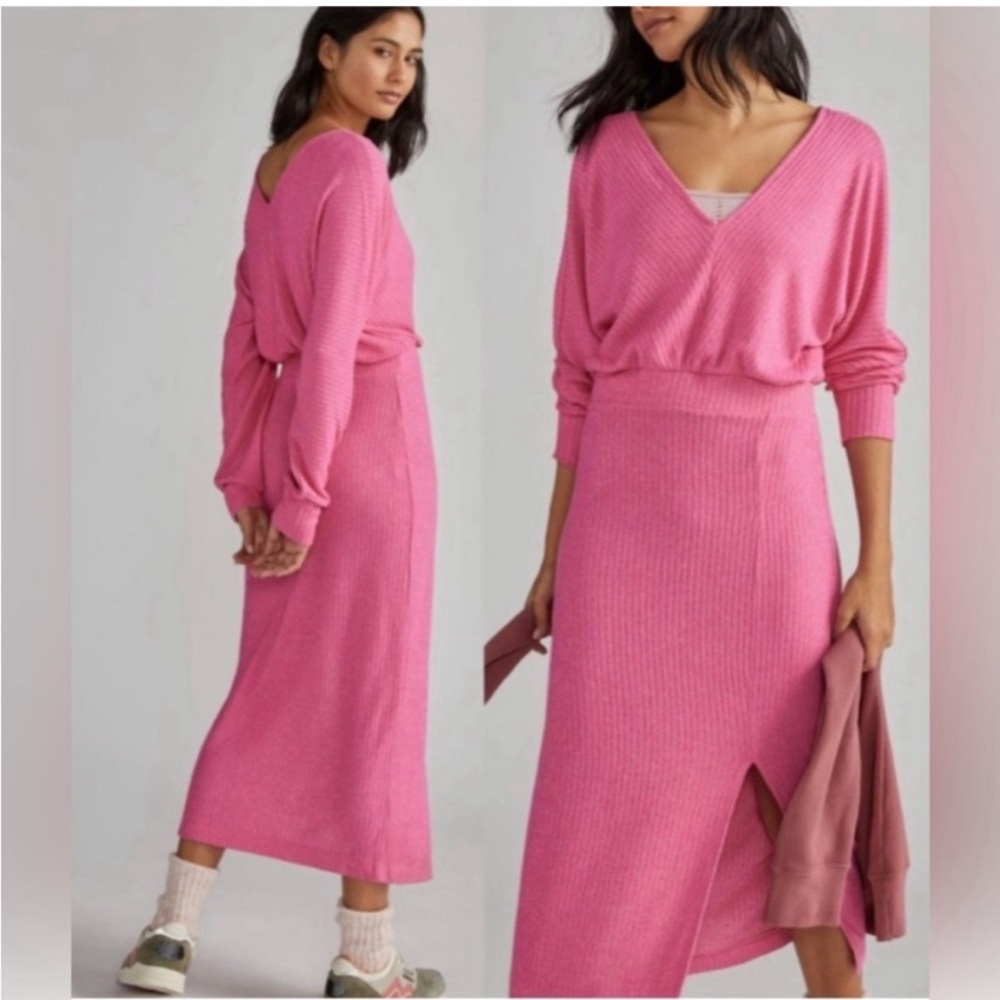 Daily Practice by Anthropologie Barre Midi Sweater Dress